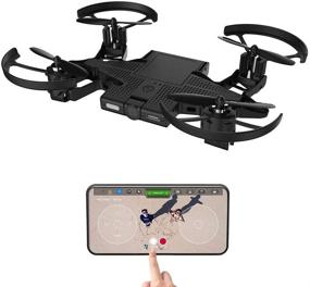 img 4 attached to 📸 Enhanced SELFLY: HD Camera RC Drone with Foldable Propellers, Face Tracking, Gesture Control - Ideal for ages 14+, iOS and Android App