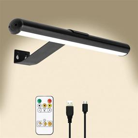 img 4 attached to TINTINDOC Wireless LED Picture Light: Remote, Rechargeable Battery, 300Lumens Brightness, Adjustable Highlight for Art Display, Metal Body