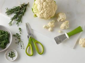 img 1 attached to 🥦 Chef'n StalkChop Cauliflower Prep Tool, Green, 7.5 x 1.75-inches -