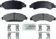 🚗 bosch be1092h blue набор тормозных колодок с аппаратурой для полноразмерных грузовиков и внедорожников cadillac, chevrolet и gmc - передние логотип