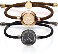 💑 ltqus couple smart bracelet: long-distance touch & bluetooth matching love set logo