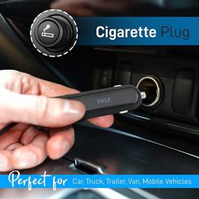 img 3 attached to USB Car Electric Cigarette Lighter - Windproof Flameless Electronic Cigar Smoking Lighter 🔥 w/Plasma Arc Heat, Rechargeable Battery, USB Charge Port, Car Cigarette Lighter Plug - Pyle PEL66