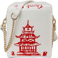 qiming crossbody shoulder chinese takeout women's handbags & wallets and totes logo