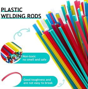 img 1 attached to 🔧 100-Piece Plastic Welding Rods: 7.9 Inch Repair Rods for Car Bumpers & Daily Plastic Fixes | PP/PVC/PPR | 20 Pieces/Color