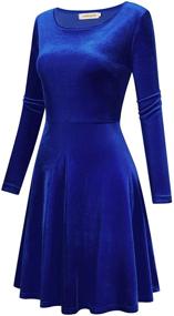 img 2 attached to 👗 Burgundy Women's Clothing Dresses with Leadingstar Womens Sleeve Length