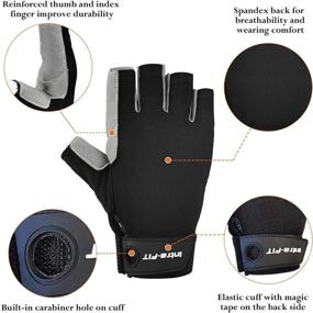 img 2 attached to 🧗 Intra-FIT Lightweight Climbing Gloves: Breathable Gear for Optimal Performance in Rock, Tree, Wall, and Mountain Climbing