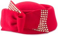 💎 ravishing rhinestone teardrop fascinator pillbox: perfect for women's accessories and special occasions logo