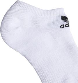 img 2 attached to 🧦 adidas Originals Kids Trefoil Cushioned No Show Socks (6-pair) - Unisex