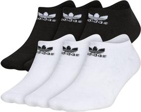 img 4 attached to 🧦 adidas Originals Kids Trefoil Cushioned No Show Socks (6-pair) - Unisex