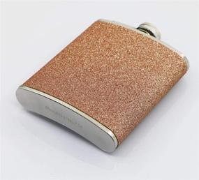 img 2 attached to Женские фляги Glitter Funny Liquor Hip Flask из нержавеющей стали