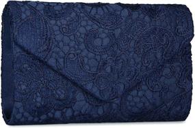 img 3 attached to 👛 Stylish and Sophisticated BAGLAMOR Evening Handbags: Elegant Envelope Women's Handbags & Wallets in Top-Handle Bags