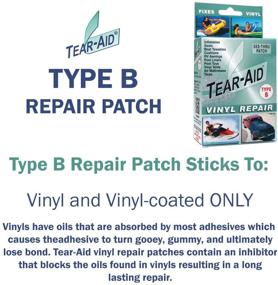 img 3 attached to Airhead Tear-Aid Vinyl Repair Kit: Fix Rips and Tears - Packaging May Vary