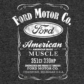 img 3 attached to 👕 Faded Ford Motor Company Shirt - Tee Luv American Made Muscle Shirt