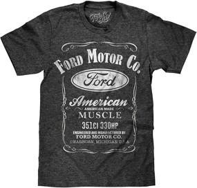 img 4 attached to 👕 Faded Ford Motor Company Shirt - Tee Luv American Made Muscle Shirt