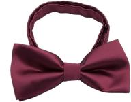 👔 awaytr classic boys bow ties - wedding formal silk bow tie for kids, adjustable and pretied for easy wear logo