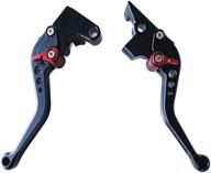 🏍️ ride it adjustable shorty black brake clutch levers for yamaha fz 09 fz-09 mt-09 sr fz09 fj 09 mt09 tracer 2014-2020, tenere 700 2019-2021 logo