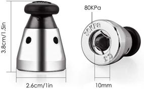 img 3 attached to Enhance Safety in Your Kitchen with Sonku 3 Pcs Universal Cooker Jigger Valve: 80KPA Relief Valve Replacement Part with Anti-Blocking Cover and Bracket