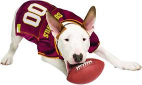 img 2 attached to 🐾 NCAA PET Apparels by Pets First - Basketball & Football Jerseys for Dogs & Cats: Wide Range of 50+ Collegiate Teams & 7 Sizes Available