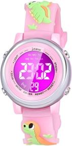 img 4 attached to 🌊 VIPosoon Waterproof Kids Watches with Alarm - Ultimate Toys for Boys and Girls Ages 3-10