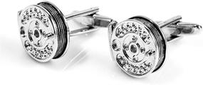 img 1 attached to MRCUFF Fishing Cufflinks Presentation Polishing Men's Accessories and Cuff Links, Shirt Studs & Tie Clips
