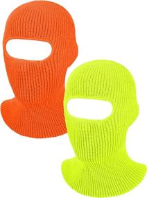 img 4 attached to WILLBOND Pieces Knitted Balaclava Supplies