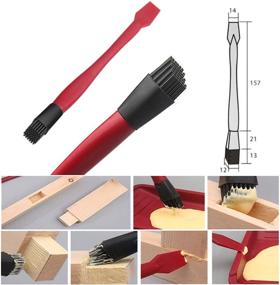 img 3 attached to 🔧 Versatile 4Pc Woodworking Glue Brush Tool Kit for Efficient Wood Gluing