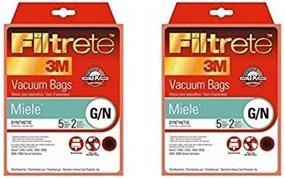 img 2 attached to 🧼 Premium Miele G/N Synthetic Bags and Filters: 10 Bags and 4 Filters by Filtrete