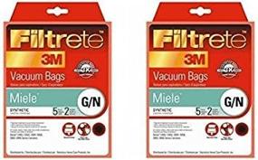 img 4 attached to 🧼 Premium Miele G/N Synthetic Bags and Filters: 10 Bags and 4 Filters by Filtrete