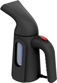 img 1 attached to 👕 Black Handheld Steamer for Clothes - Efficient and Convenient Wrinkle Removal