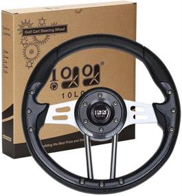 img 3 attached to 🏌️ Golf Cart Steering Wheel – Premium World 9.99 Mall Universal Fit for EZGO, Club Car, and Yamaha (Sliver)