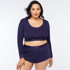 img 3 attached to Savage Fenty Womens Curvy Thermal Women's Clothing