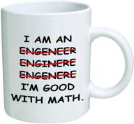 🧮 engineer's delight math coffee mug - 11 oz mug - inspiring office gift for motivation - by go banners logo