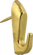 hillman fasteners 122208 push-in hanger, 20-pound capacity, brass finish (pack of 4) logo