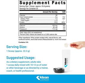 img 3 attached to 🥛 Klean Athlete - Klean Изолят: Сертифицированный NSF сывороточный протеиновый изолят для увеличения ежедневного потребления протеина и целостности мышц - 20 порций, натуральный ванильный вкус