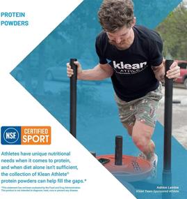 img 1 attached to 🥛 Klean Athlete - Klean Isolate: NSF Certified Whey Protein Isolate for Enhanced Daily Protein Intake and Muscle Integrity - 20 Servings, Natural Vanilla Flavor