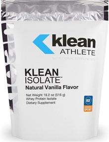 img 4 attached to 🥛 Klean Athlete - Klean Isolate: NSF Certified Whey Protein Isolate for Enhanced Daily Protein Intake and Muscle Integrity - 20 Servings, Natural Vanilla Flavor