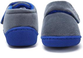 img 3 attached to 🥿 Black Green Boys' Lightweight Comfort Toddler Slippers - U720TMT01 (Size 25) for Shoes