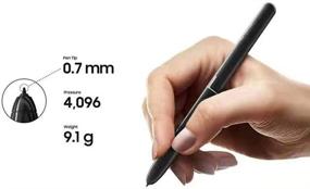 img 3 attached to Улучшите свой опыт использования Samsung Galaxy Tab S4 с заменой стилусного пера Galaxy Tab S4 Stylus Touch S Pen - в комплекте адаптеры OTG, тип C, наконечники (черный)