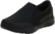 👟 skechers equalizer bluegate loafer black men's shoes – fashion sneakers logo