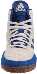 img 3 attached to Adidas Wrestling Shoes for Kids - White/Royal