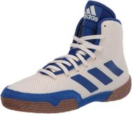 adidas wrestling shoes for kids - white/royal logo