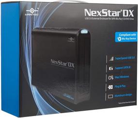 img 3 attached to Black Vantec NexStar DX USB 3.0 External Enclosure for SATA Blu-Ray/CD/DVD Drive