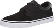 emerica alcove skate black medium men's shoes logo