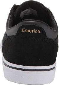 img 2 attached to Emerica Alcove Skate Black Medium Men's Shoes