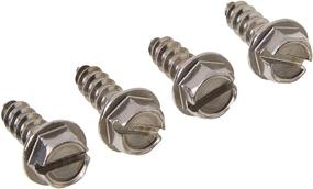 img 3 attached to 🔩 SNUG Fasteners 4-Pack Stainless Steel License Plate Screws (SNG253)
