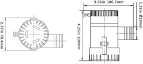 img 3 attached to Seaflo Marine Plumbing Electric 1000Gph