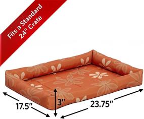 img 2 attached to 🌺 Paradise Floral Pet Bed by MidWest Homes with Teflon Fabric Protector