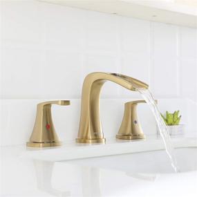 img 2 attached to 🚿 Enhance Your Bathroom with PARLOS Waterfall Widespread Bathroom Handles: Transform Your Space with Style and Function