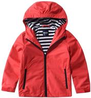 🧥 m2c hooded windproof jacket windbreaker: the perfect boys' clothing for all-weather protection logo