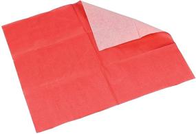 img 3 attached to 📎 Coral Pink Paper Napkins, 120 Pack - 7.5 x 4.25 Inches